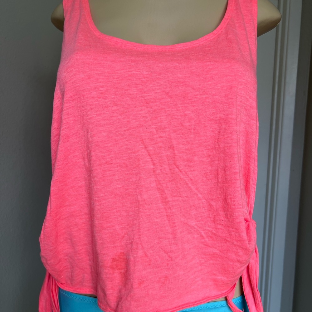 PINK Victoria's Secret Neon Pink Tank Top